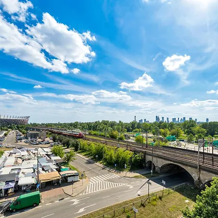 Stadion - 50m2, Parking, View - By Rentujemy * Warsaw
